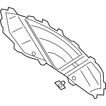 Audi 8U0-863-825-A Insulator Pad Audi 8U0-863-825-A Insulator Pad