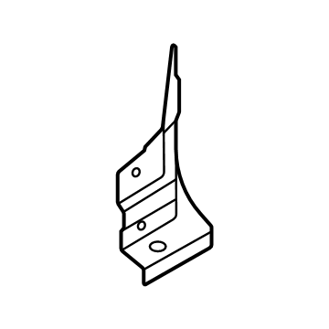 Audi 9J1-813-537-Y End Plate 9J1-813-537-Y Audi End Plate Illustration 1 of 1