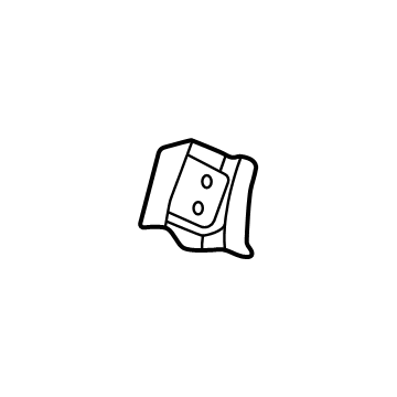 4J3-810-521-A Audi Reinforcement Plate Illustration 1 of 1