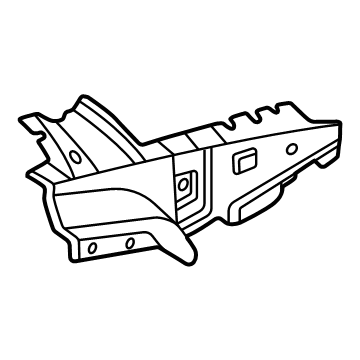 9J1-810-417-Y Audi Pillar Reinforcement Illustration 1 of 1