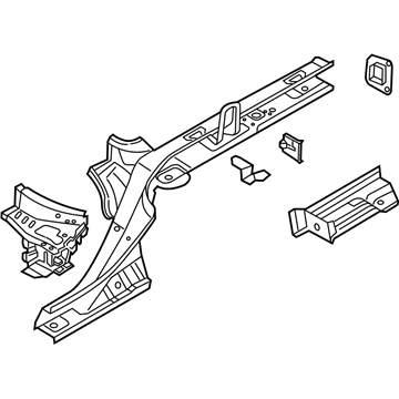 Audi S6 Frame Rail - 4G0-803-402-TA