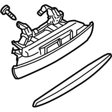 Audi S8 Exterior Door Handle - 4E1-837-205-G-GRU