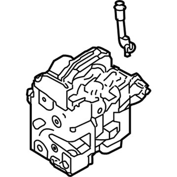 Audi S8 Door Latch Assembly - 4E1-837-016-AB