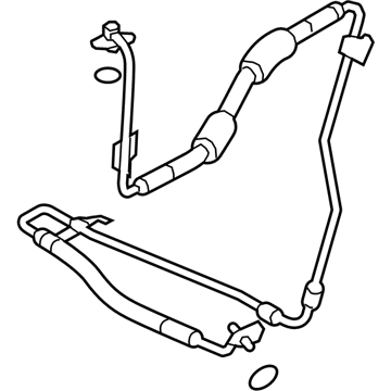 Audi A5 Quattro Power Steering Hose - 8K1-422-893-DC