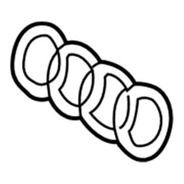 Audi S6 Emblem - 4E0-853-605-AA-2ZZ