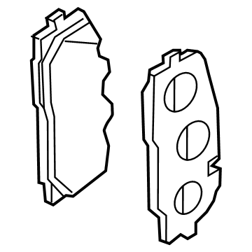Audi RS3 Brake Pads - 8Y0-698-151-B