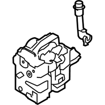 Audi S8 Door Latch Assembly - 4E4-839-015-AD