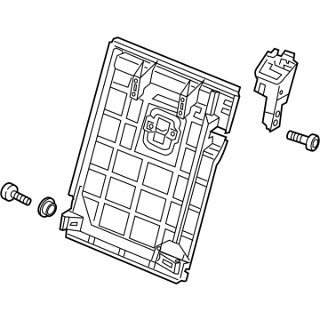 Audi 4K5-885-501-A-CA9 Seat Back Frame 4K5-885-501-A-CA9 Audi Seat Back Frame Illustration 1 of 1