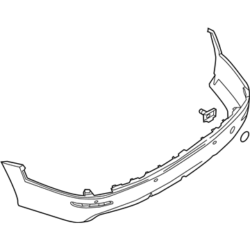 Audi allroad Bumper - 8K9-807-434-GRU