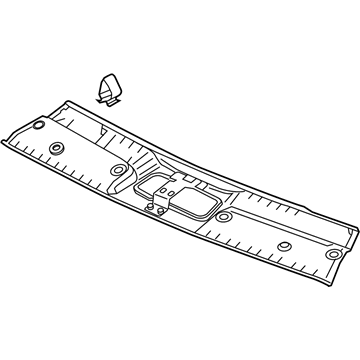 Audi 427-867-512-A-38M Header Trim Audi 427-867-512-A-38M Header Trim