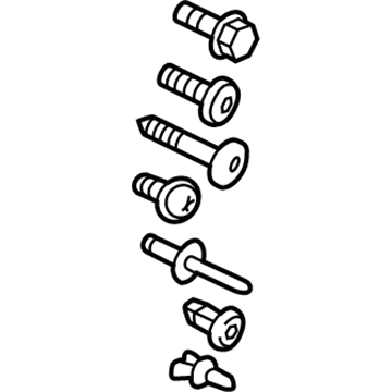 Audi 8V0-098-627 Bumper Cover Hardware Kit Audi 8V0-098-627 Bumper Cover Hardware Kit