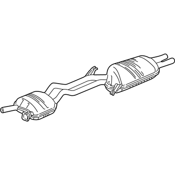 Audi S8 Exhaust Pipe - 4D0-253-409-AF