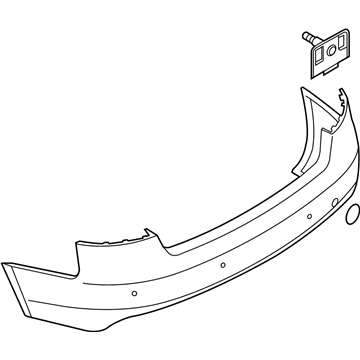 Audi S4 Bumper Cover - 8K5-807-303-B-GRU