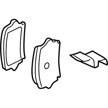 Audi A3 Brake Pads - 1K0-698-451-H