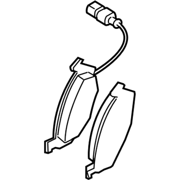 Audi TT Quattro Brake Pads - 8J0-698-151-N