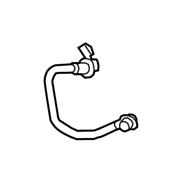 Audi RS5 Brake Booster Vacuum Hose - 8W1-611-931-T