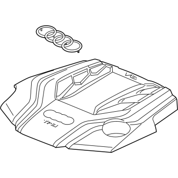 Audi A7 Sportback Engine Cover - 06M-103-925-AK