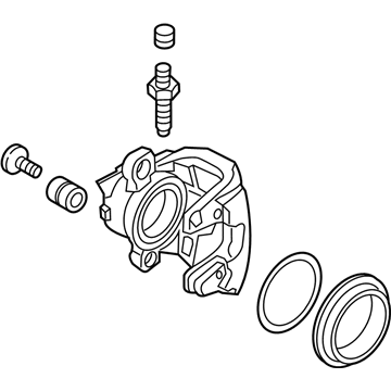 Audi A4 Brake Caliper Repair Kit - 8W0-615-124