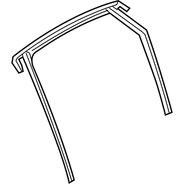 Audi S4 Window Run - 8W5-839-439-D