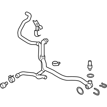 Audi 5Q0-122-051-BM Lower Hose