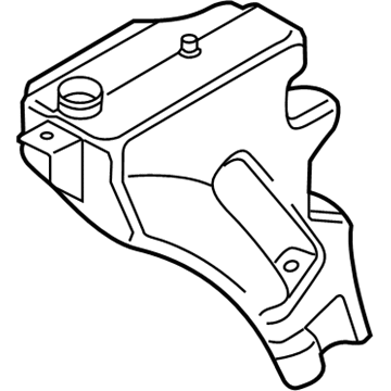 Audi TT Windshield Washer Fluid Reservoir - 8N0-955-453-A