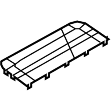 8T0-035-406-E-4PK Audi Speaker Trim Panel Illustration 1 of 1
