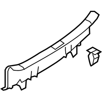 8T0-863-471-A-4PK Audi Tail Panel Trim Illustration 1 of 1