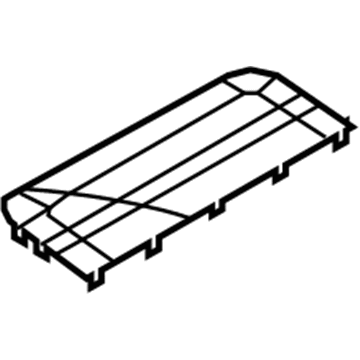 8T0-035-405-E-4PK Audi Speaker Trim Panel Illustration 1 of 1
