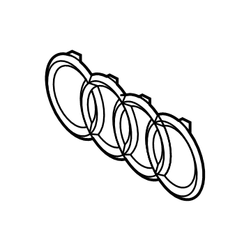 Audi Q8 Emblem - 8MA-853-605-B-716