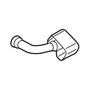 Audi Exhaust Pipe - 4M0-253-682-M