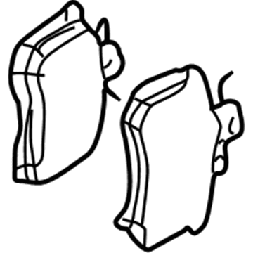 Audi TT Quattro Brake Pads - 1J0-698-451-N