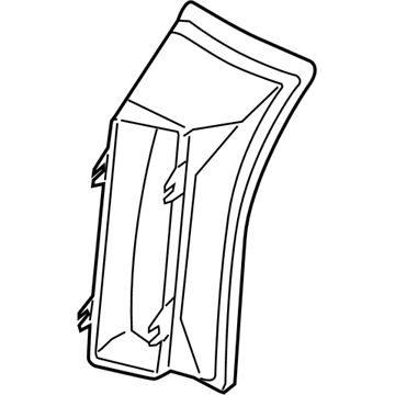 Audi 420-117-340 Rear Duct Audi 420-117-340 Rear Duct