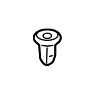 Audi N-105-168-01 Wheelhouse Liner Retainer Nut