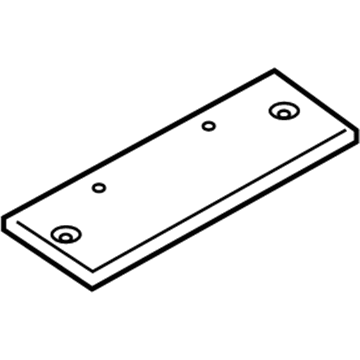 Audi 8T0-827-113-A-01C License Bracket