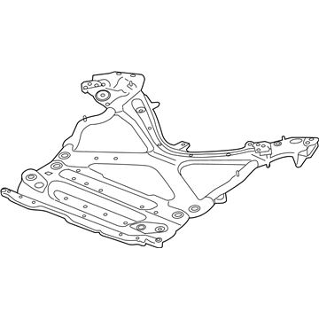 Audi A6 allroad Front Cross-Member - 4K1-399-347-E