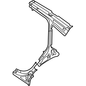 Audi 4K9-809-737 Lock Pillar Reinforcement Audi 4K9-809-737 Lock Pillar Reinforcement