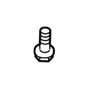 Audi N-910-841-01 Corner Cover Screw