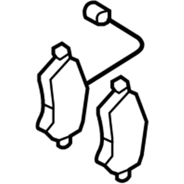 Audi S6 Brake Pads - 8E0-698-151-K
