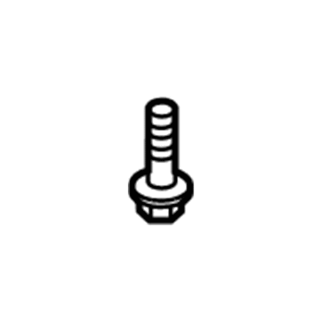 Audi N-019-531-5 Front Bracket Bolt