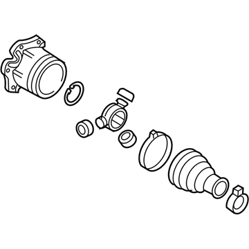 Audi TT Quattro CV Joint - 1K0-498-103-G