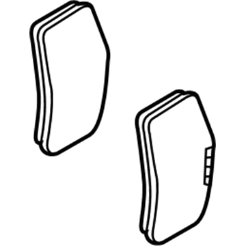 Audi TT RS Quattro Brake Pads - 8J0-698-151-K