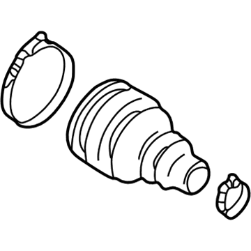 Audi 100 Quattro CV Boot - 431-498-203-C