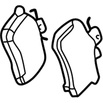 Audi TT Quattro Brake Pads - 1J0-698-451-L
