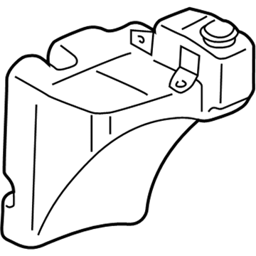Audi Allroad Quattro Windshield Washer Fluid Reservoir - 4B0-955-453-C