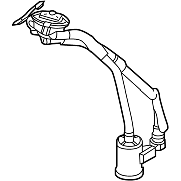 Audi SQ5 Crankcase Breather Hose - 80A-133-366-J