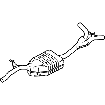 Audi A5 Exhaust Pipe - 8F0-253-409-B