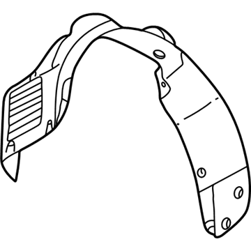 Audi TT Wheelhouse - 8N0-821-172-B