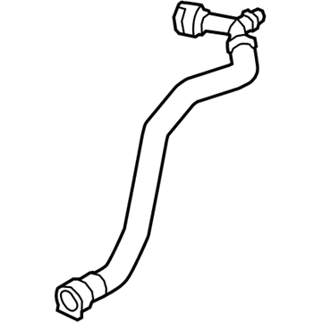 Audi Water Hose - 80A-122-101-BK
