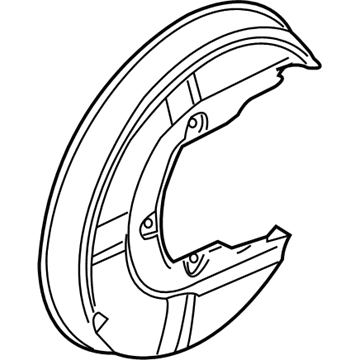 Audi S4 Brake Dust Shields - 8E0-615-612-N