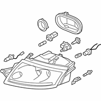 Audi TT Headlight - 8N0-941-003-BG Composite Assembly